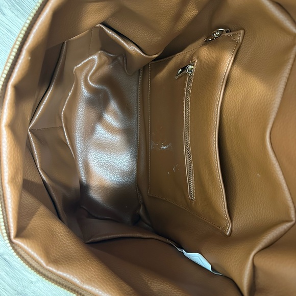 Fawn Design Cognac Original Brown diaper bag backpack infant baby newborn - Picture 9 of 9